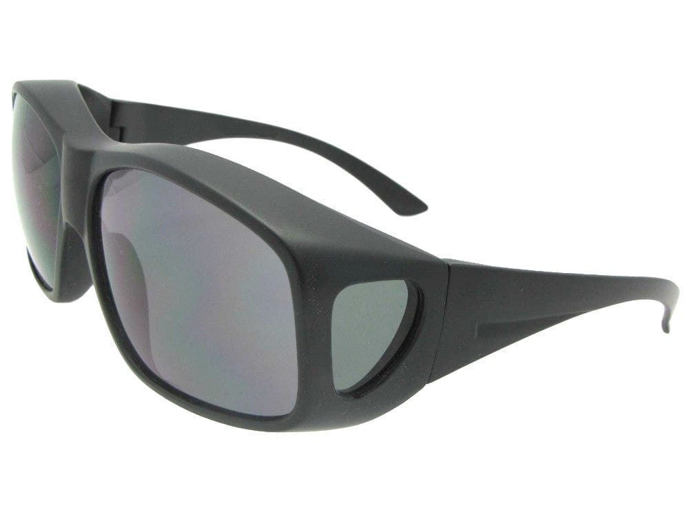Largest Wrap Around Frame Non Polarized Fit Over Sunglasses Style F19 - Sunglass Rage