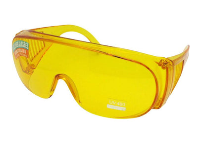Style F22 Large Fit Over Glasses Sun Shield Yellow Lenses