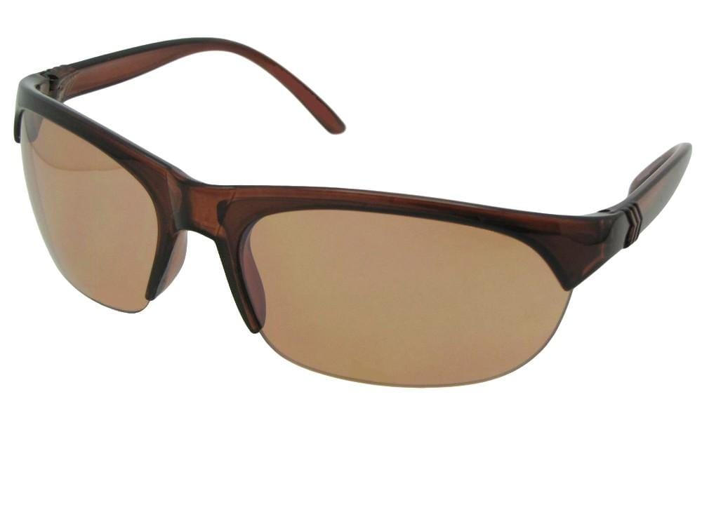Style SR9 Casual Sunglasses Brown Frame