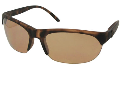 Style SR9 Casual Sunglasses Flat Tortoise Frame 