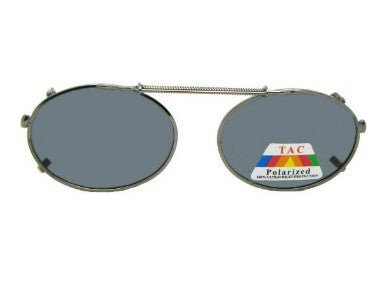 Oval Clip-on Sunglasses
