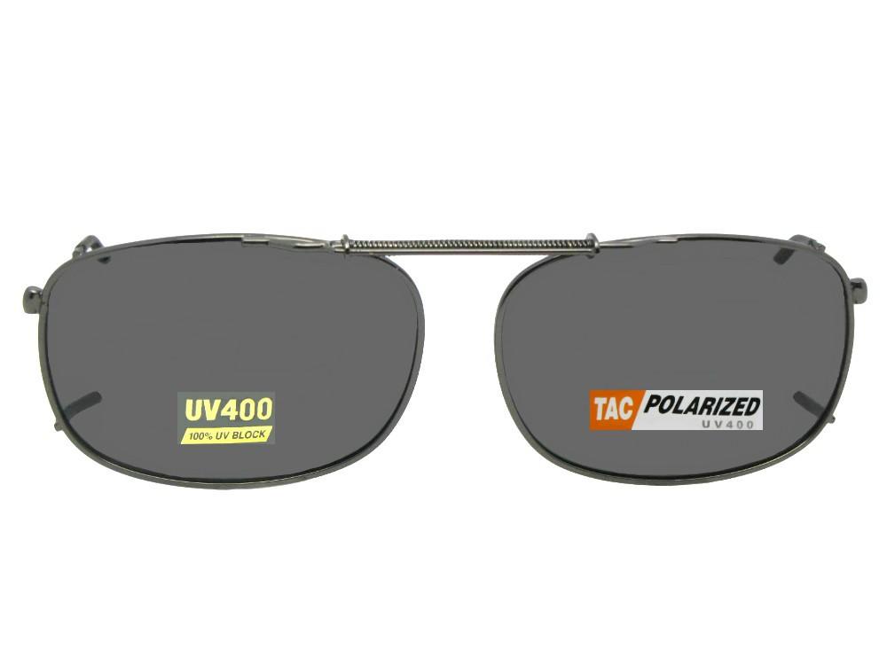 Rectangle Shape Clip-on Sunglasses - Sunglass Rage