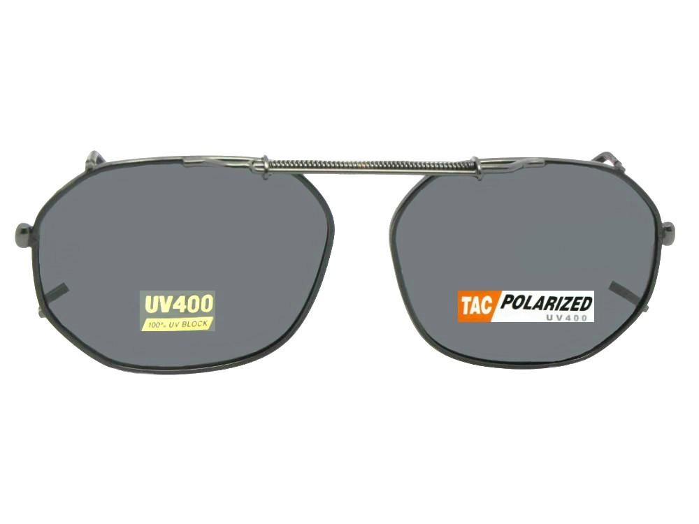 Round Square Clip-on Sunglasses