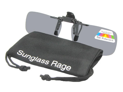 Flip - up Slim Rectangle Polarized - Sunglass Rage