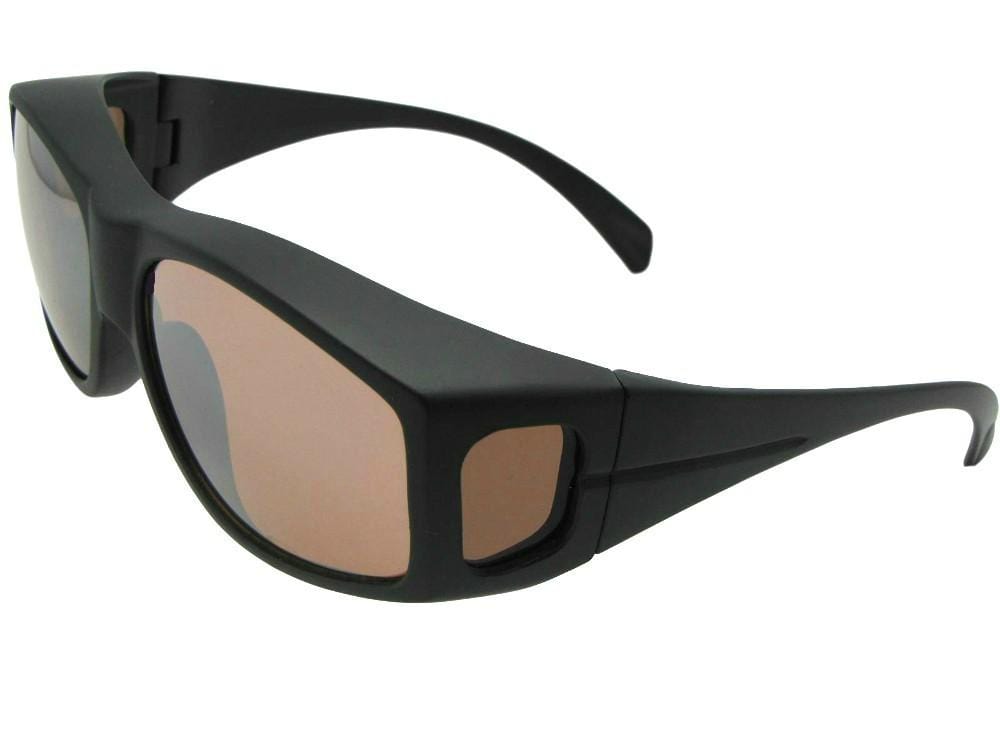 Large Non Polarized Fit Over Sunglasses Style F18 - Sunglass Rage