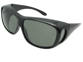 Large Size Wrap Around Frame Fit Over Sunglasses Style F15 - Sunglass Rage