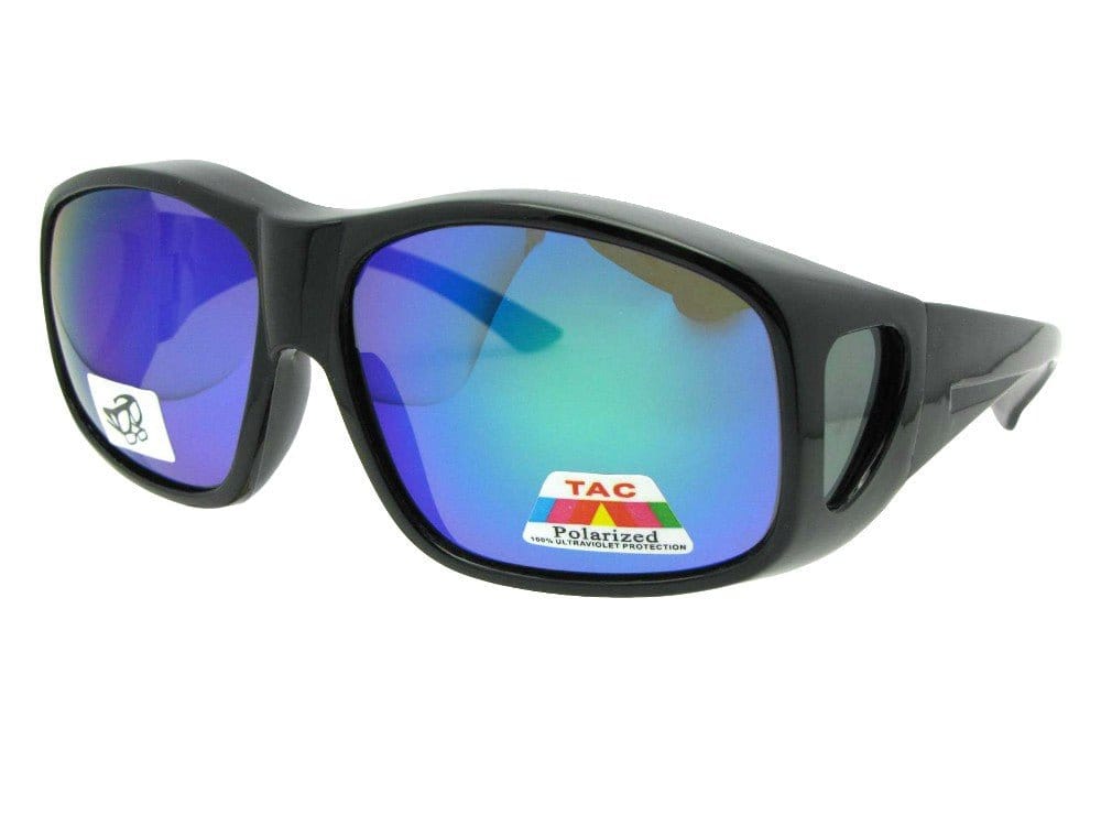 Largest Wrap Around Frame Color Mirror Fit Over Sunglasses Style F19 - Sunglass Rage