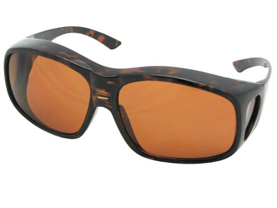 Largest Wrap Around Non Polarized Fit Over Sunglasses Style F19 - Sunglass Rage