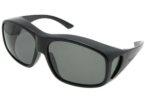 Largest Wrap Around Polarized Fit Over Sunglasses Style F19 - Sunglass Rage