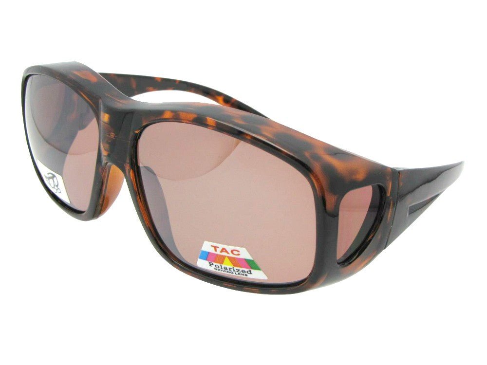 Largest Wrap Around Polarized Fit Over Sunglasses Style F19 - Sunglass Rage