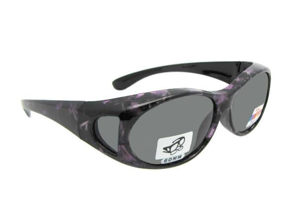 Marble Color Frame Fit Over Sunglasses Style F3 - Sunglass Rage