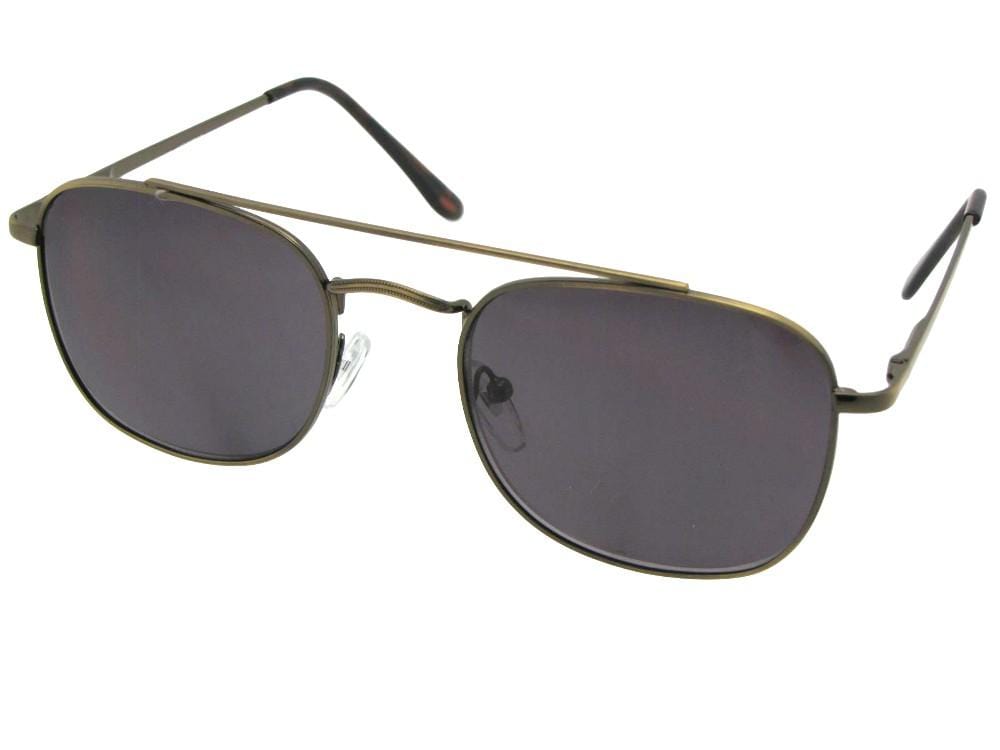 Metal Frame Square Shape Reading Sunglasses Style R72 - Sunglass Rage