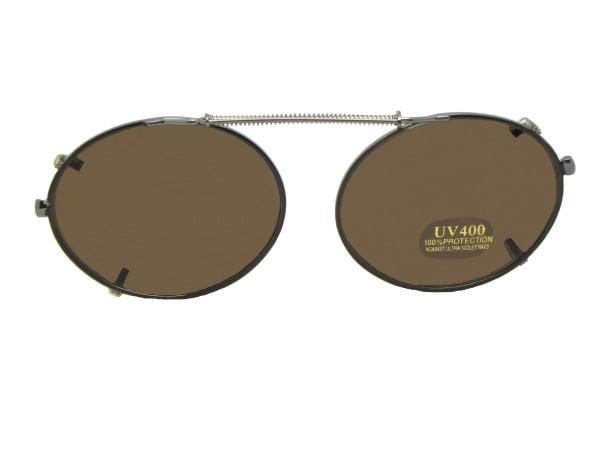 Oval Non Polarized Clip - on Sunglasses - Sunglass Rage