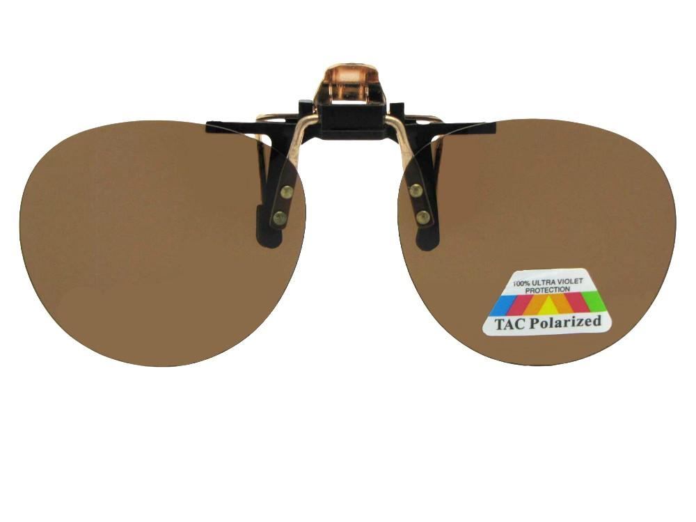 Polarized Round Shape Flip-Up - Sunglass Rage