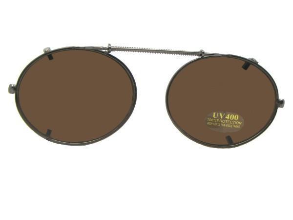 Round Oval Clip - on Non Polarized - Sunglass Rage