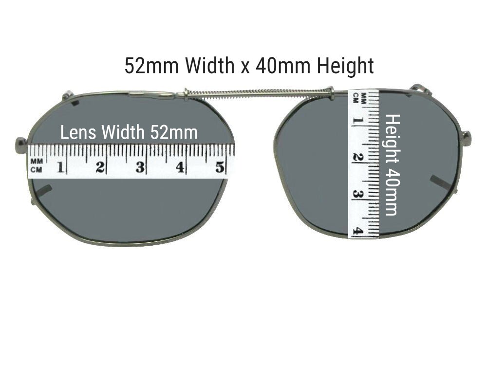 Round Square Color Mirror Clip - on Sunglasses - Sunglass Rage