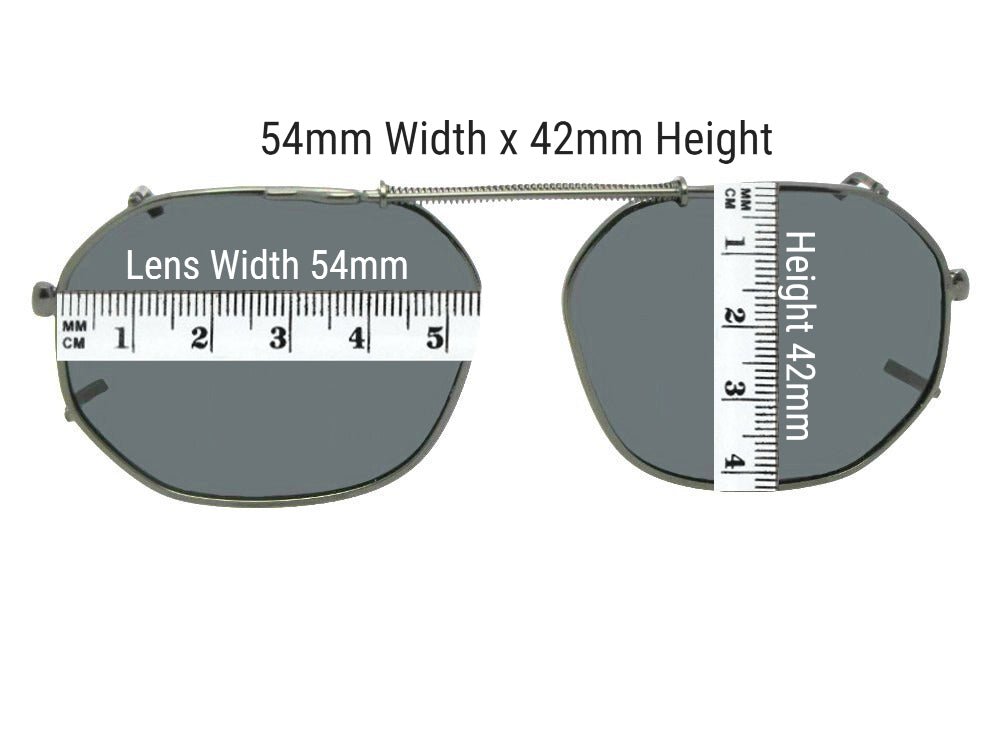 Round Square Color Mirror Clip - on Sunglasses - Sunglass Rage