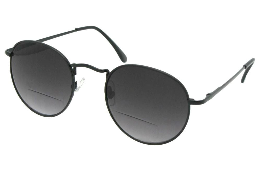 Semi Round Frame Bifocal Sunglasses Style B51 - Sunglass Rage