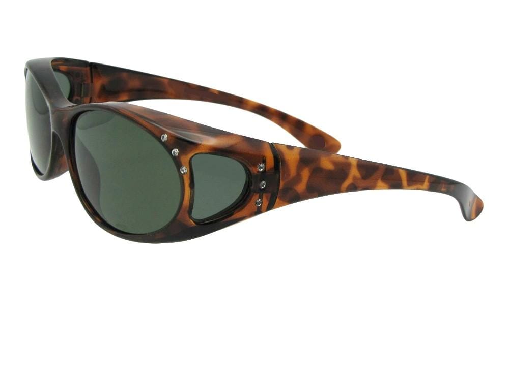 Small Fit Over Polarized Sunglasses With Bling Style F3 - Sunglass Rage