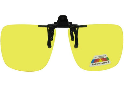 Square Polarized Flip-Up Sunglasses - Sunglass Rage