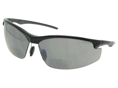 Wrap Around Frame Bifocal Sunglasses Style B55 - Sunglass Rage