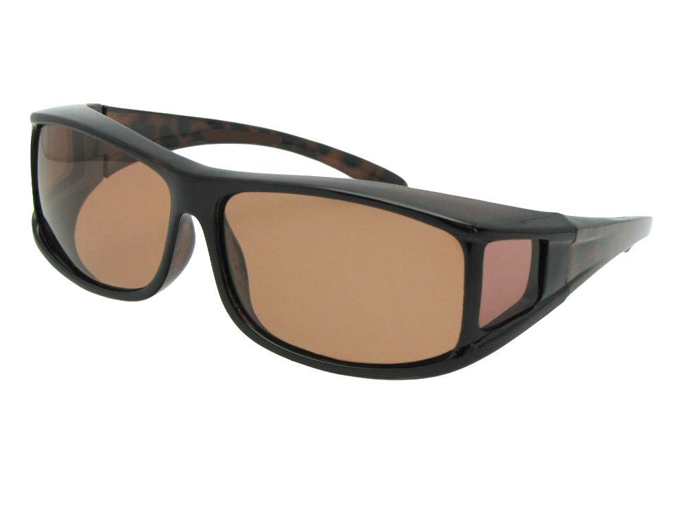 Wrap Around Polarized Fit Over Sunglasses Style F11 - Sunglass Rage