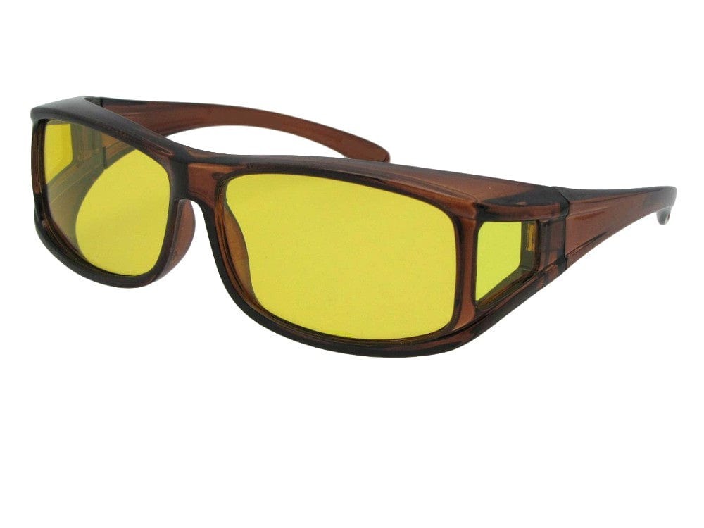 Wrap Around Polarized Fit Over Sunglasses Style F11 - Sunglass Rage