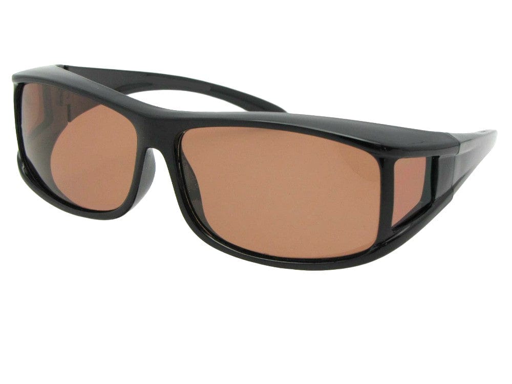 Wrap Around Polarized Fit Over Sunglasses Style F11 - Sunglass Rage