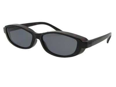 Style F13 Smallest Size Oval Shape Fit Over Sunglasses Tortoise M Dark Gray Lens