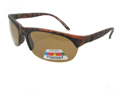Style PSR27 Polarized Sunglasses Tortoise Frame Brown Lenses