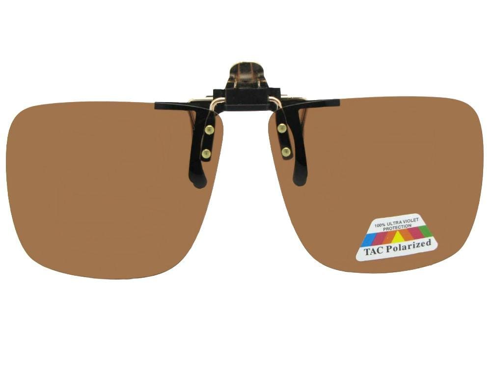 Square Polarized Flip Up Sunglasses