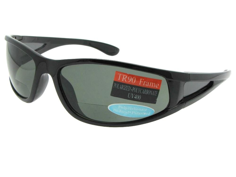 Premium Wrap Around Polarized Bifocal Sunglasses Style P18