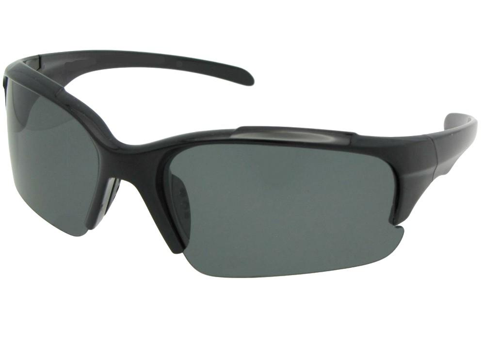 Polarized Half Rim Sport Sunglasses Style PSR47