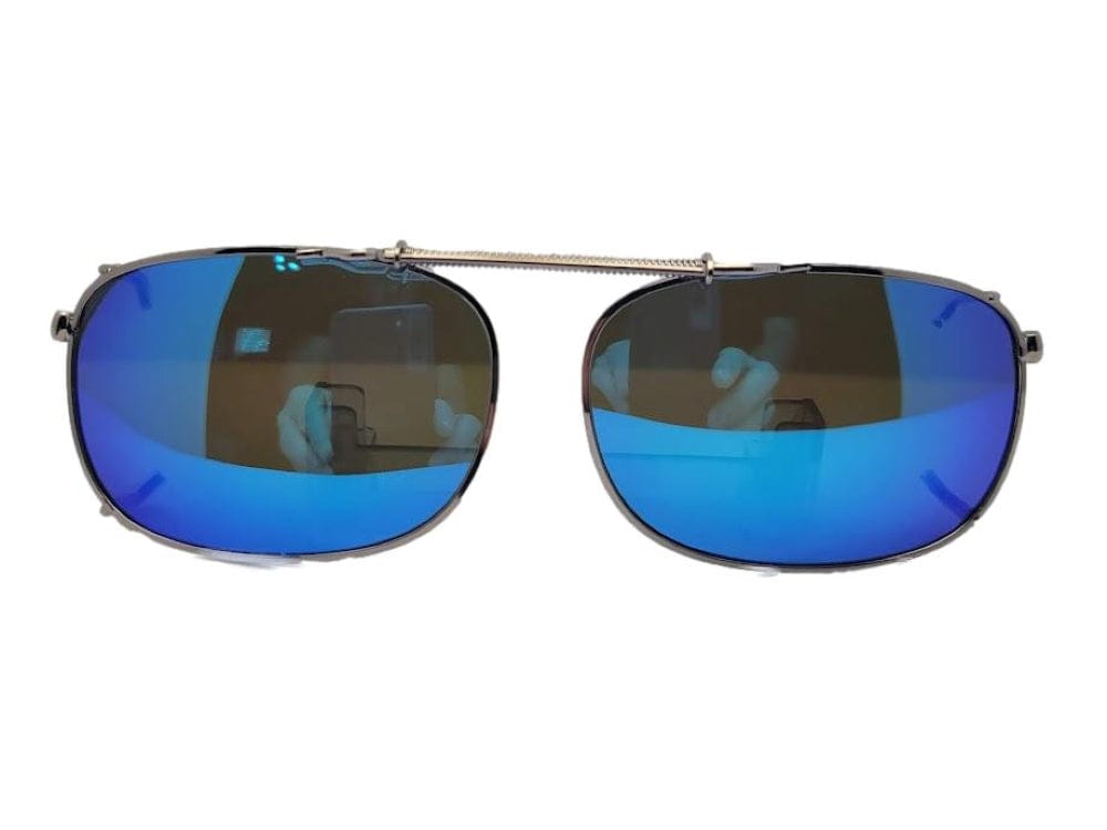 Rectangle Polarized Clip-on Sunglasses