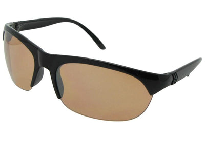 Style SR9 Casual Sunglasses Shiny Black Frame